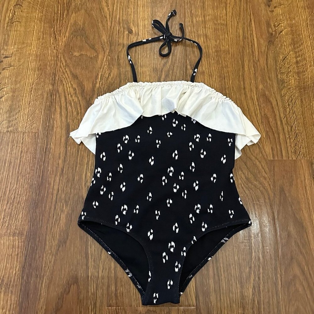 Eberjey one piece swimsuit ruffle trim